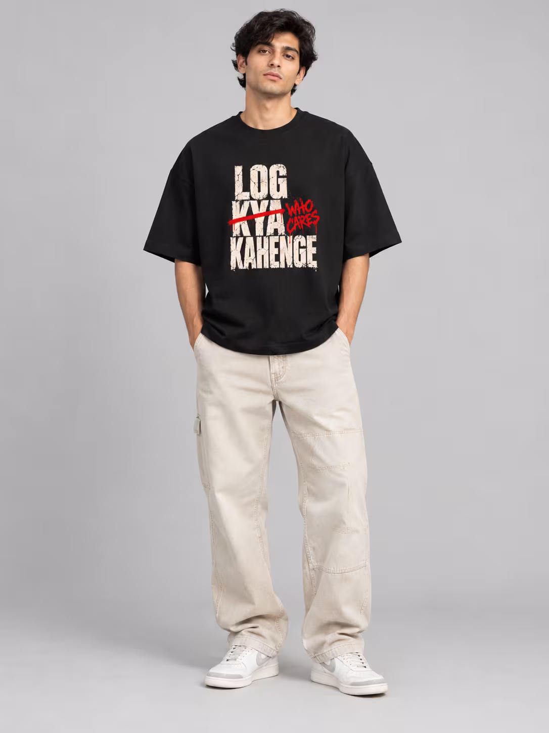 Log Kya Kahenge Oversized T-Shirt